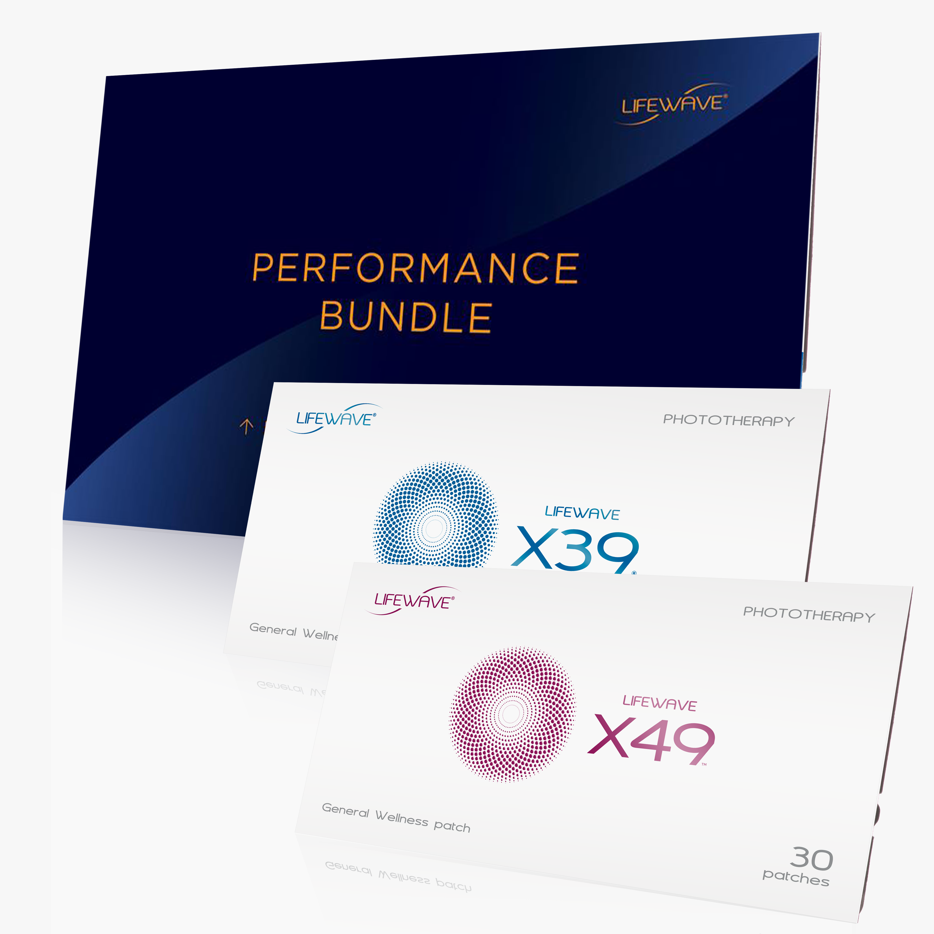 LifeWave X39 and X49 Performance Bundle packaging